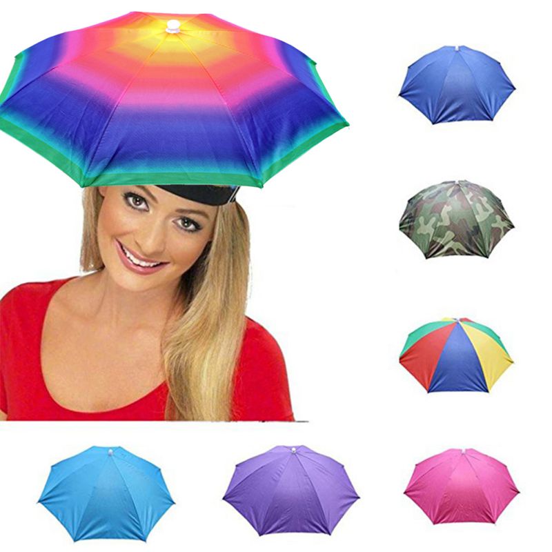 Fiskelue utendørs sport paraply lue tur camping lue hode hatter fiske solbeskyttelse luer uv solbeskyttelse hatter