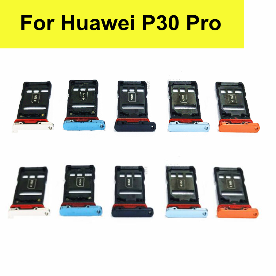 Voor Huawei P30 Pro Sim Card Tray Slot Houder Adapter Socket Reparatie Onderdelen Voor Huawei P 30 Pro Sim-kaart slot Reader Adapter