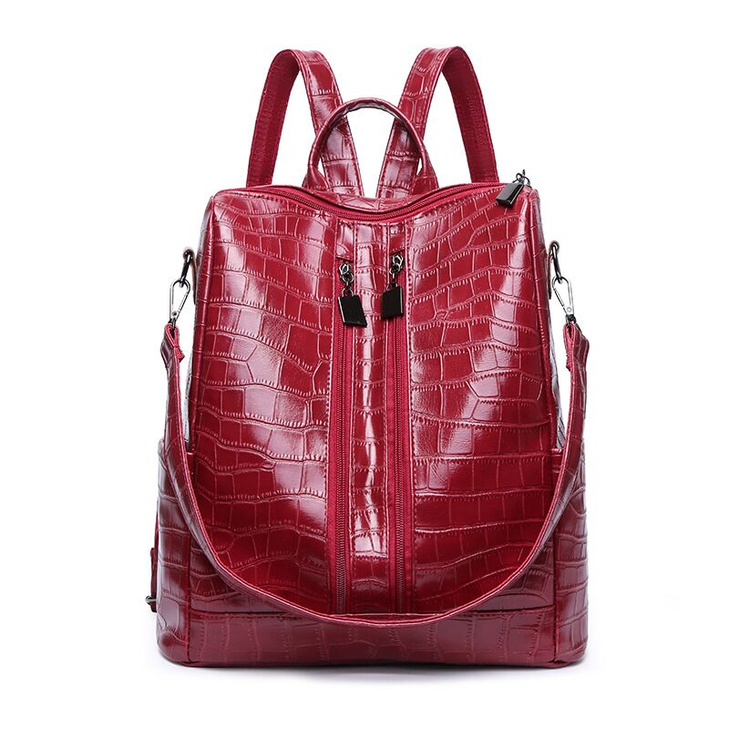 Vento Marea Neue Frauen Rucksäcke Schulter Tasche Leder Weibliche Vintage Große Daypack Multi-funktionale Dame Mädchen Reise Bagpack