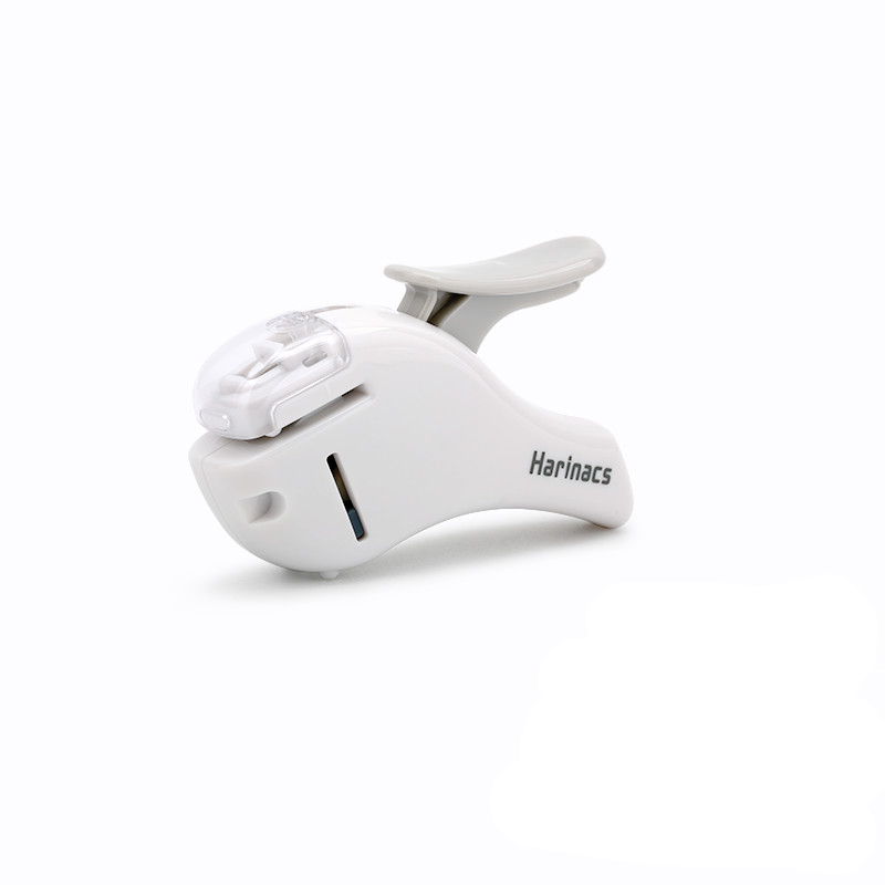 KOKUYO Staple-Free Stapler Harinacs Press SLN-MSH/MPH Embossing Needleless Safe And for Office, Student: MSH305 white