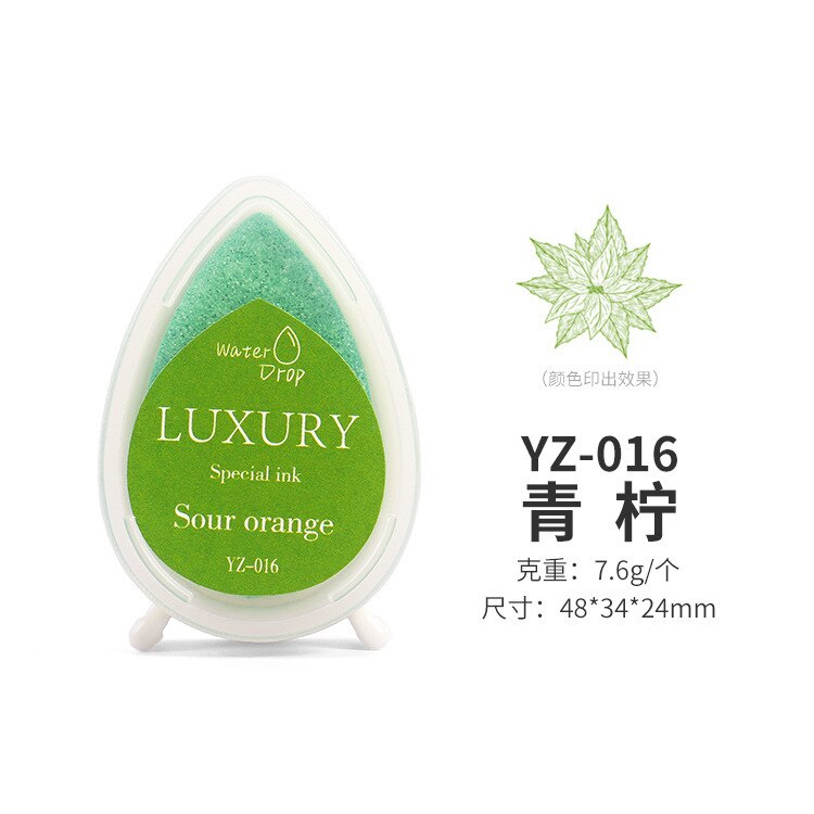 20 Rainbow Colors Diy Craft Scrapbooking Ink Pad Stamps: P