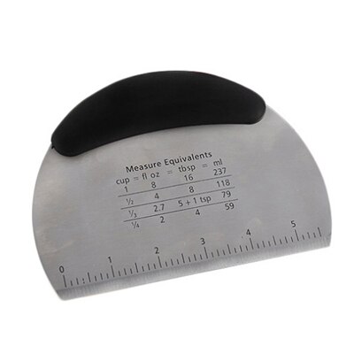 YuryFvna Pastry Cutter Mixer Blender Baking Dough Blender Cutter Stainless Steel Bladed Dough Cutter/Blender Scraper Chopper: Black cutter