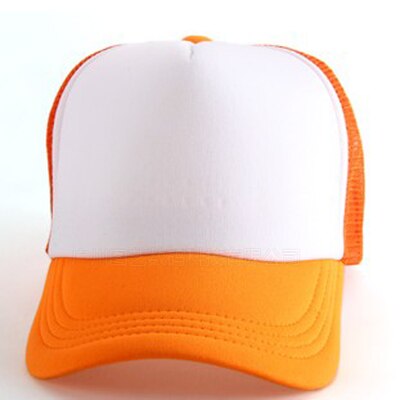 12 stks/partij Leeg Sublimatie Cap Hoed Voor Sublimatie INKT Print DIY Warmte Druk Printing Transfer: Orange
