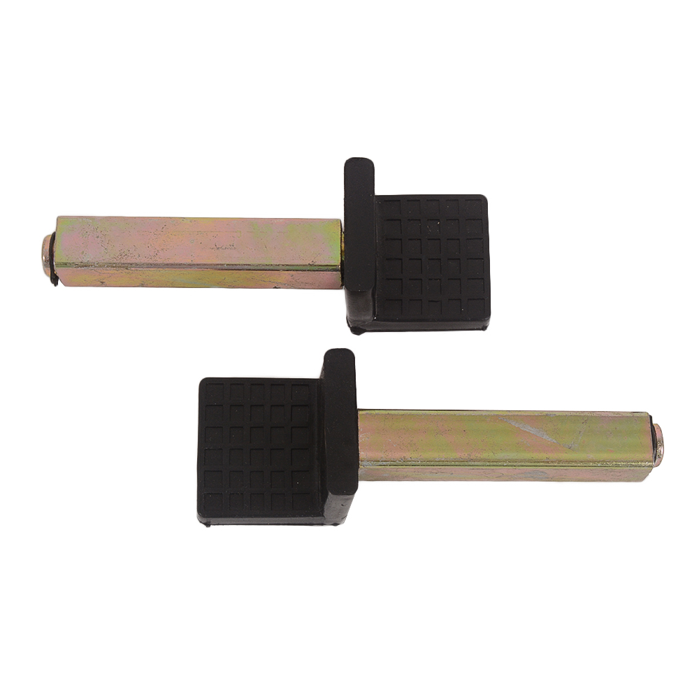 1 paar motorfiets fietsstandaards wielsteun framestandaard zwenkarm lift statiefhaken haak vork U-stijl en rubber L-type: Donkergrijs