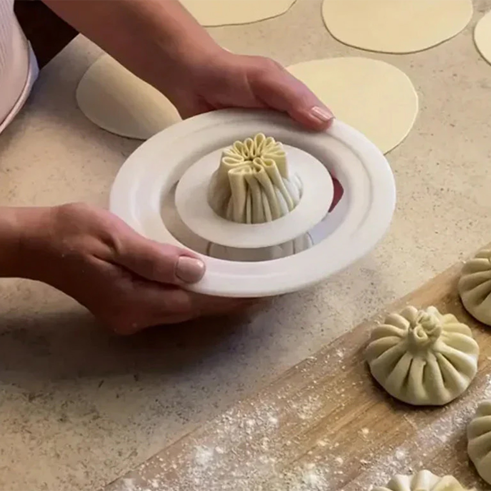 Blomsterformet bolle dumpling maskine multifunktionel brødbager gør-det-selv hjemmelavet hurtigt lavet bolleværktøj køkkentilbehør