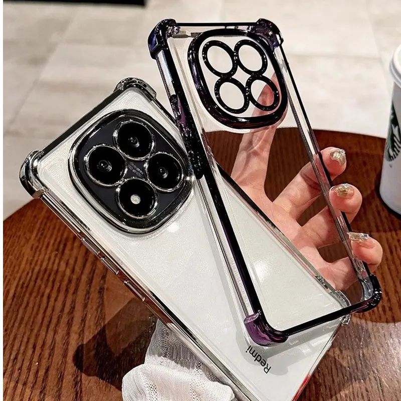 RedmiNote14 pro 5G Case Luxury Shockproof Armor TPU Cover For Xiaomi Redmi Note 14 pro plus 14C 13C Phone Cases Note14pro Fundas