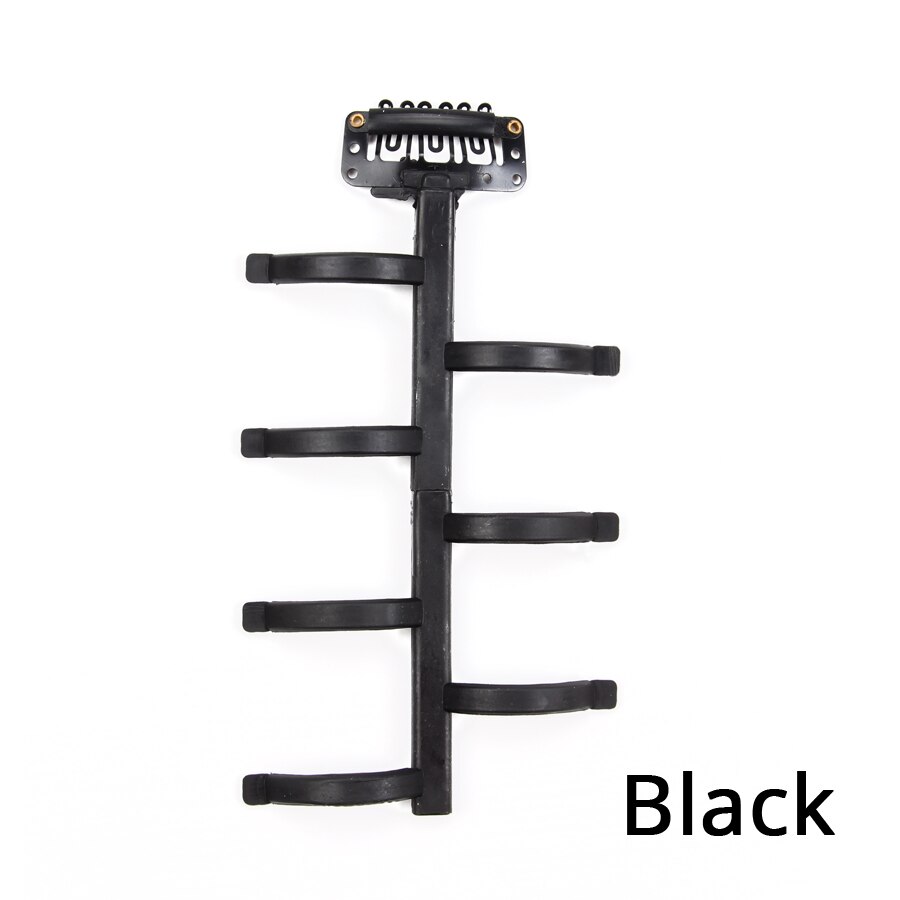 Brown French Braid Tool Weave Hair Braider Portable Hair Braid Accessories DIY Twister Hair For Women Plastic Hairstyle Tools: Black Color