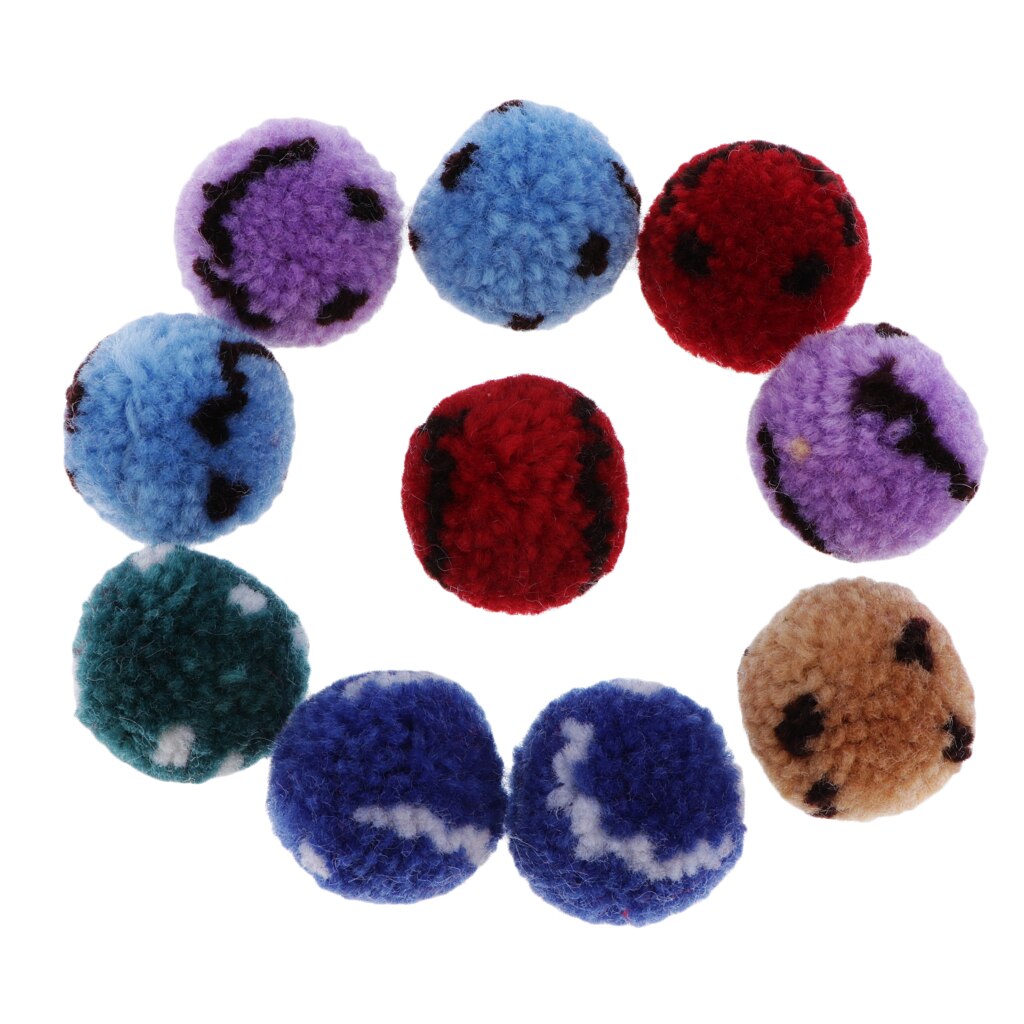 30 Stuks Kleurrijke Zachte Stof Pompom Bal Gezicht Bal Voor Hoed Schoenen Sjaals Bag Charms