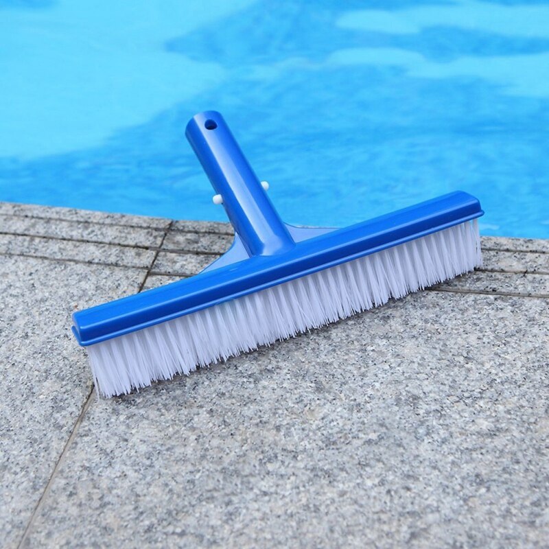 10 Inch Swimming Pool Brush Plastic Brush Head For Swimming Pool, Bathtub, Aquarium Cleaning Brush For Wall Tile Floor