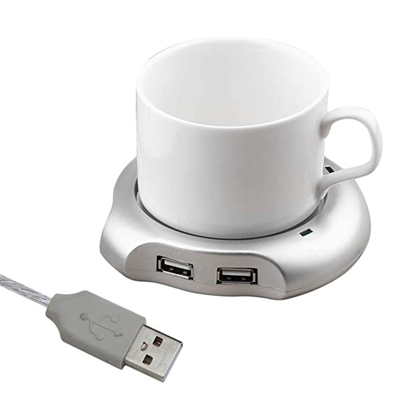 Draagbare Desktop Usb Thee Melk Koffie Kop Mok Warmer Heater Pad Elektrische Drinken Usb Isolatie Heater Coaster Home Office Accessor