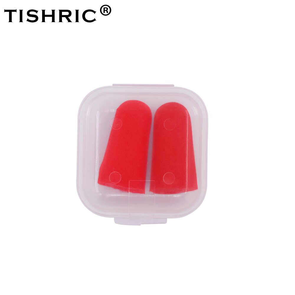 TISHRIC 100 Pairs Earplugs Sleep Noice Reduction Noise Cancelling 25dB Anti-noise Box For Travel/Sleep/Reading Ear Plugs: 100pairs Red Box