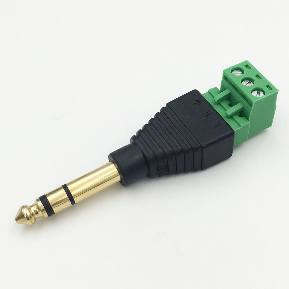 1Stck CCTV BNC Stecker DC Energie Stecker 2,5mm 3,5mm Männlich Weiblich Audio- Video Balun System Sicherheit Adapter koax Katze5 RJ45 USB Jack: 6.35mm männlich
