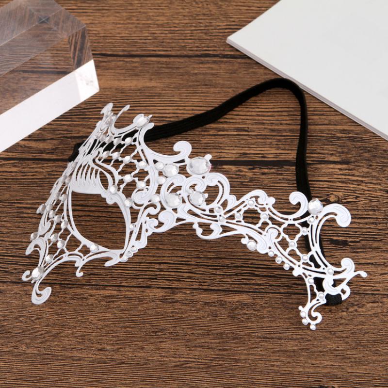 Halloween Venice Masquerade Masks Women Party Carnival Mask Venetian Iron Hollow Sexy Mask Woman Costume Masker Maske Masque