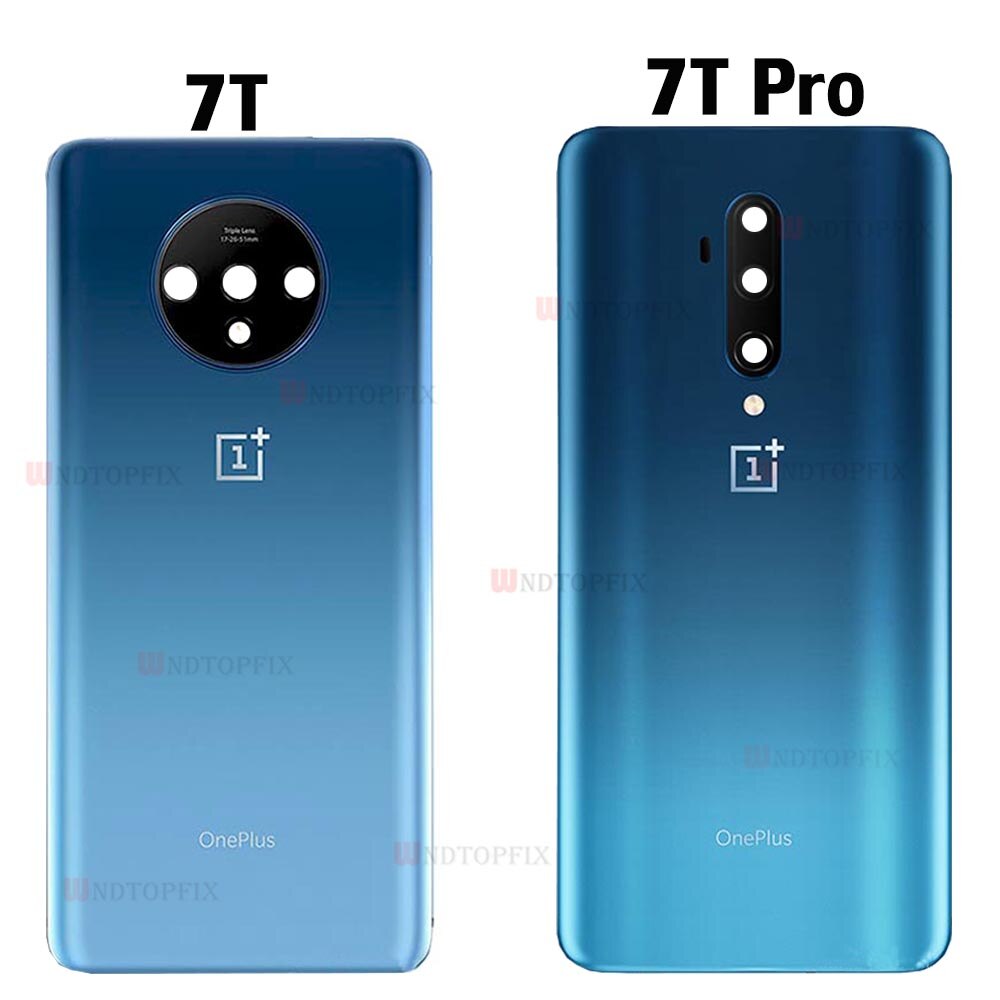 Alkuperäinen lasi oneplus 7t pro:lle takakansi takaluukku takalasi oneplus 7t akun kansi 1+7t suojakotelo + kameran linssi