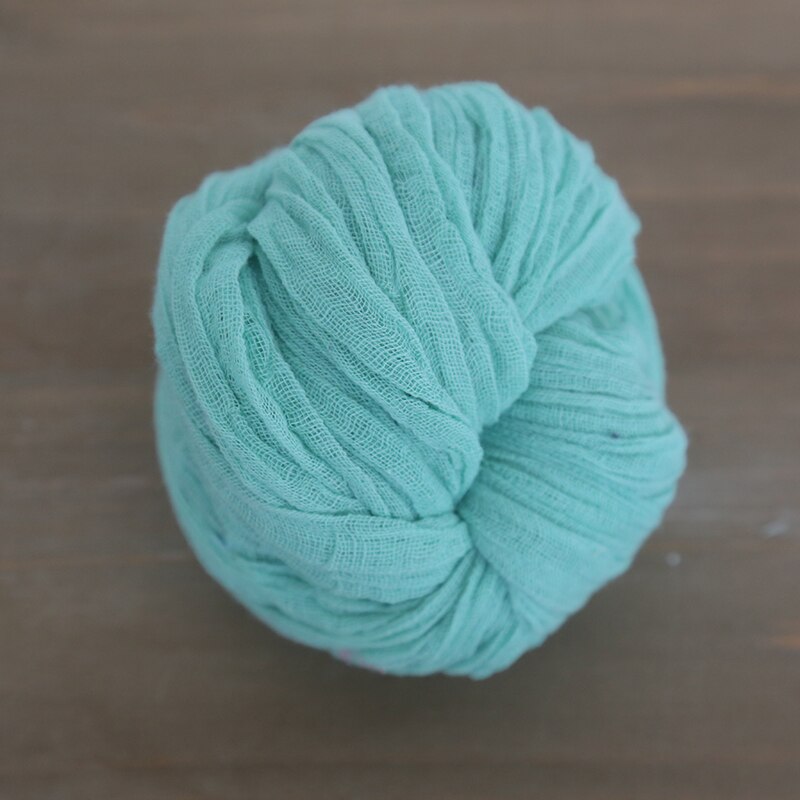 Färgad gasväv ostduk wrap fotografering rekvisita baby swaddle filt säck tyg hand ost tyg wrap