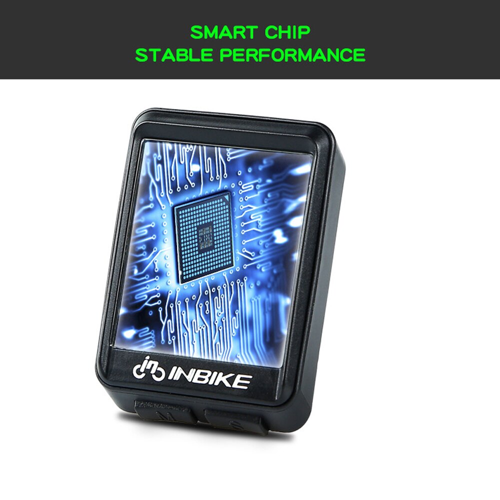 Waterproof Bicycle Computer Wireless/Wired MTB Bike Cycling Odometer Stopwatch Speedometer LED Digital Rate Measurable Counter