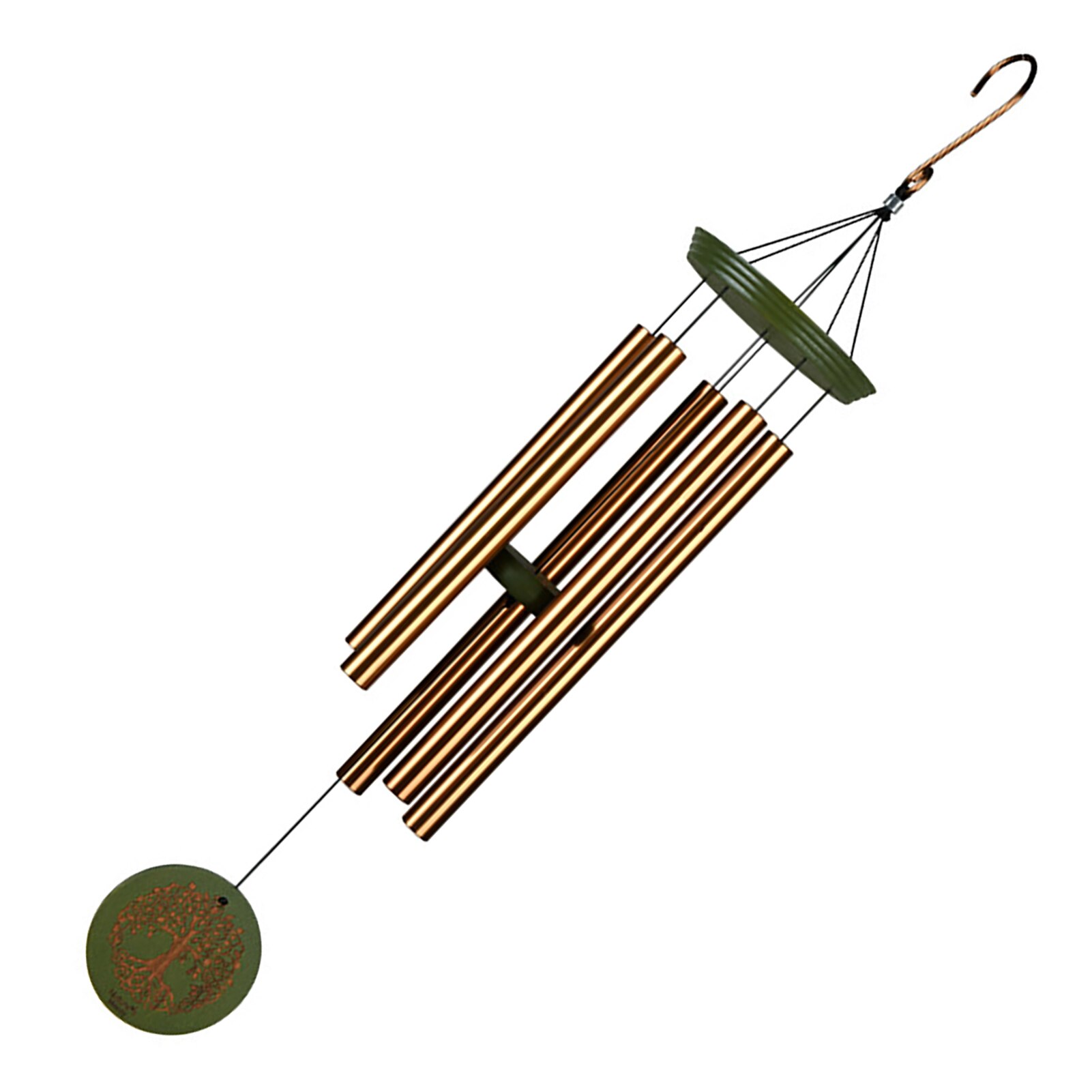 Rury aluminiowe drzewo życia wiatr kuranty unikalna ogrodowa wisząca dekoracja