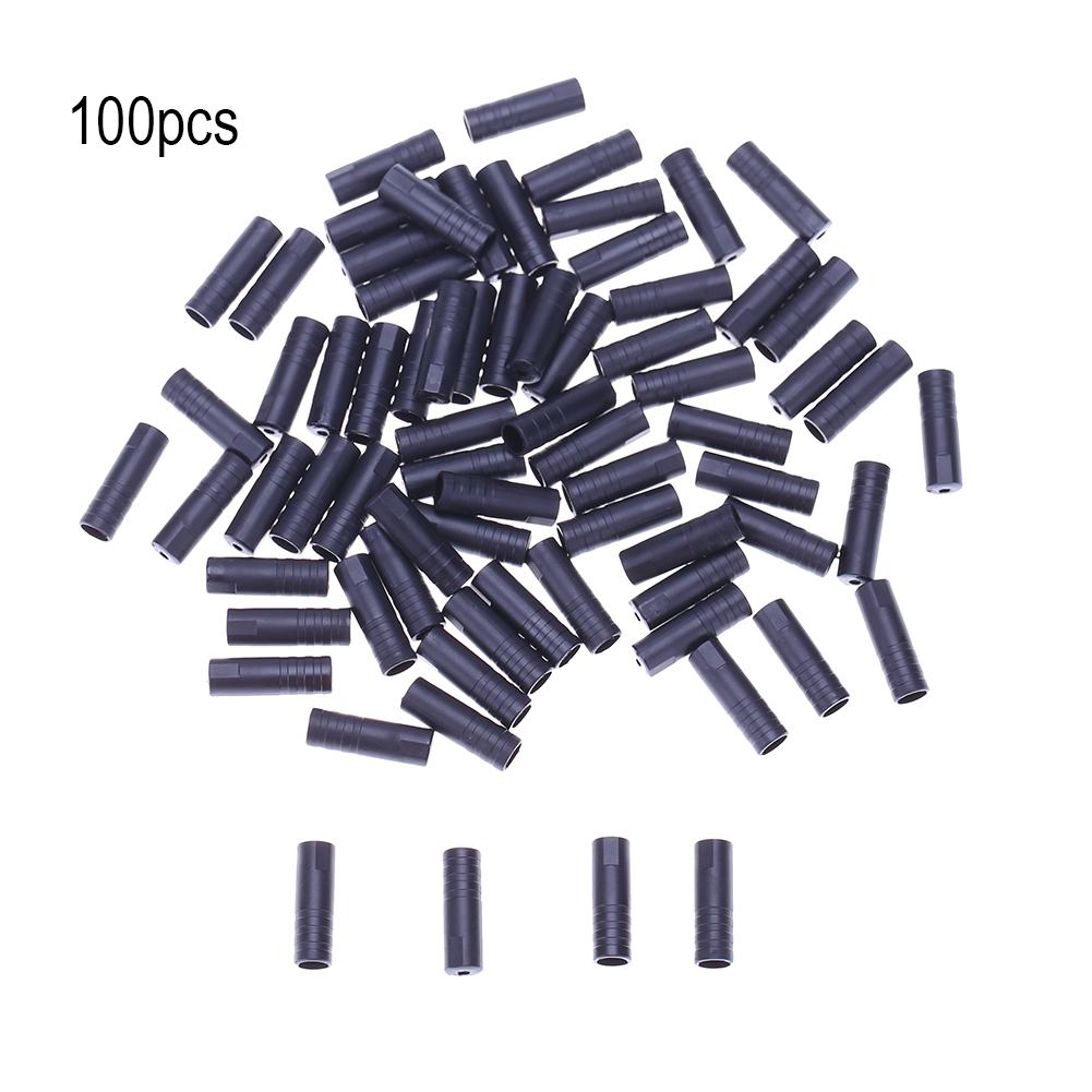 100PCS/Lot Bike Bicycle Brake Gear Inner Cable End Caps Tips Crimps 4MM Plastic Brake Cap Wire Ferrules Bikes Part