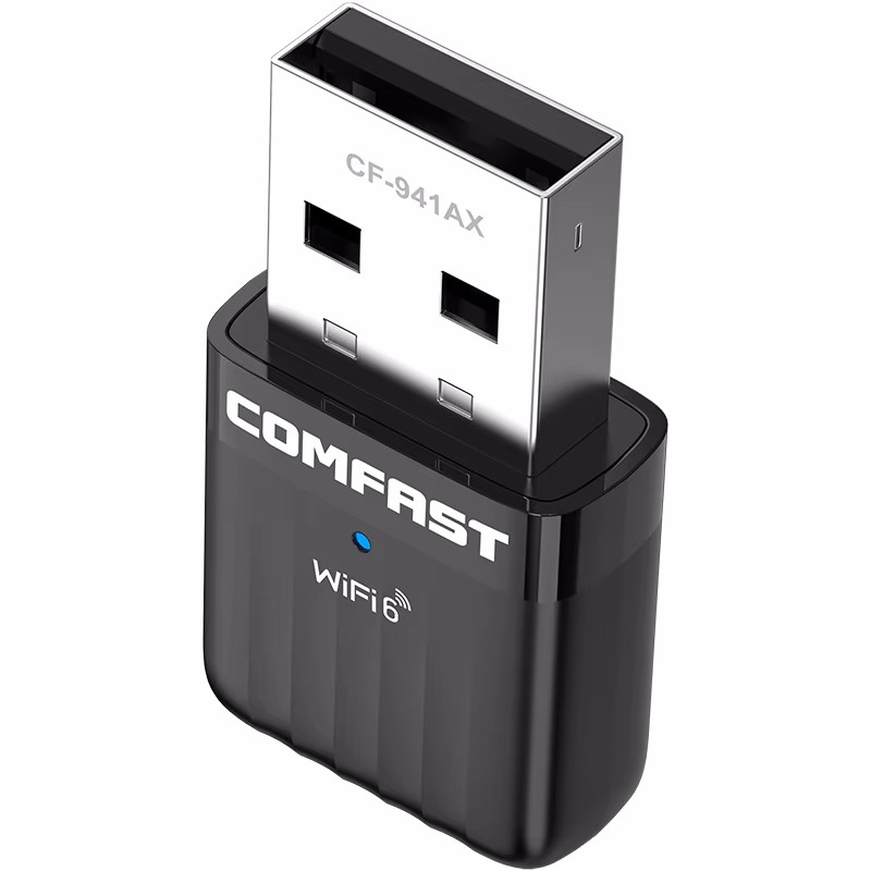 Mini Wifi 6 Adaptador USB AX600 Wi Fi Adapter 802.11ax Driver Free 5ghz+2.4ghz Wireless Dongle for PC Laptop Win 10/11