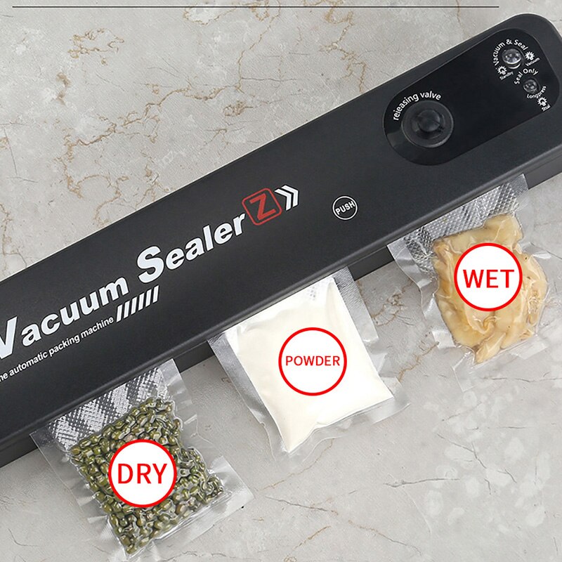 Vacuum Sealer Vacuum Packer for Kitchen Food with 50PCS Packaging Bags Free Vacuum Cleaner Bags Vacuum for Products