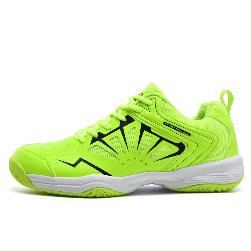 Chaussures de Badminton pour hommes, chaussures de Tennis de Table résistantes à l'usure, baskets d'extérieur antidérapantes pour Couple, chaussures de volley-ball de: 35