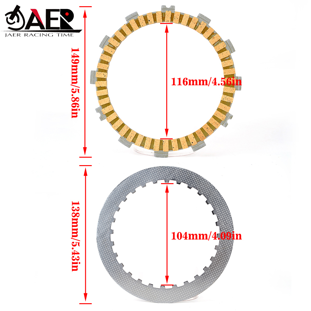 Clutch Friction Disc Plates for Honda TRX700 XX8 XX9 XXB 22201 HP1670 MEB670 22321-GHB811