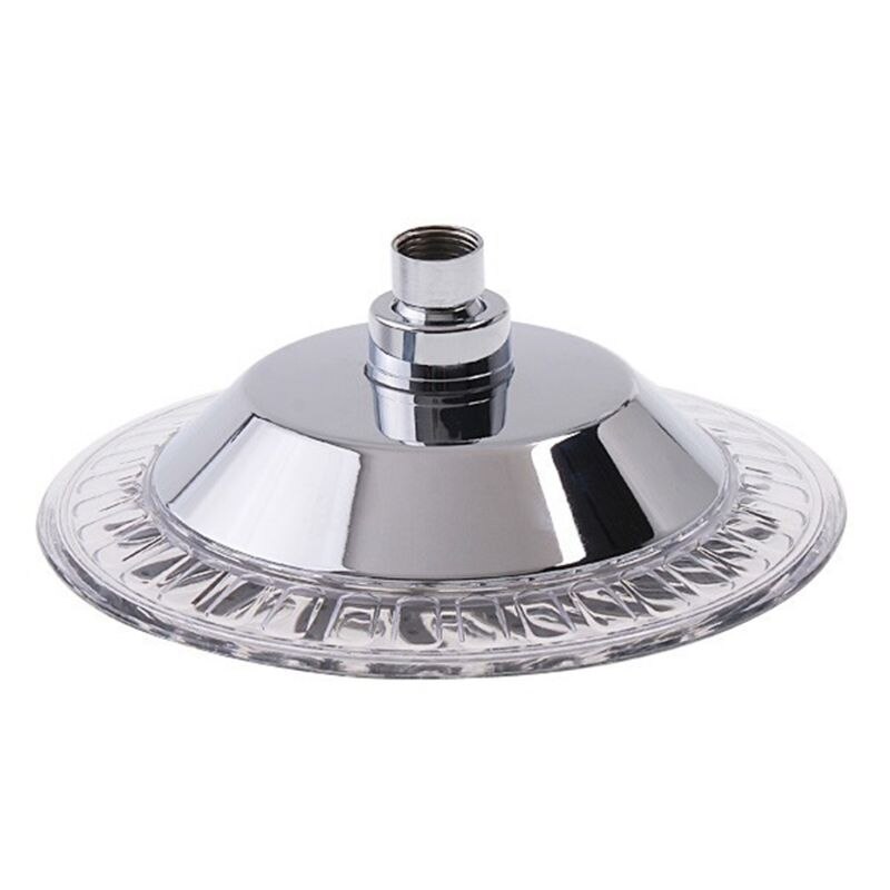 8" Bathroom 7 Colors Automatic LED Light Changing Round Top Shower Head Bath Rainfall l29k