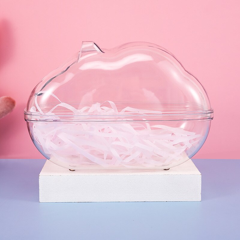 Inodoro transparente para baño, caja desodorante antisalpicaduras para mascotas pequeñas, doble uso, Hamster, nubes