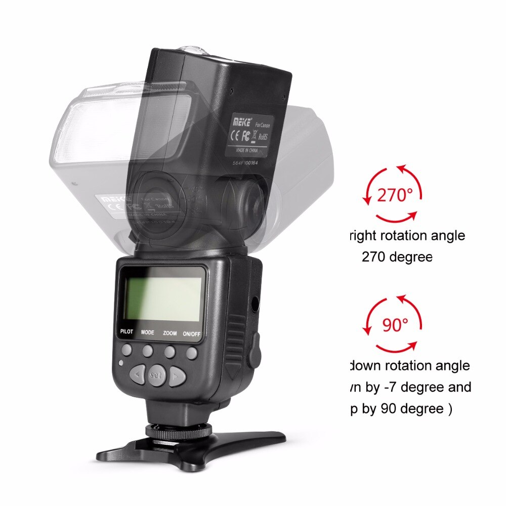 Meike-Flash de Control brillante MK950 i-ttl Speedlite 8, para Nikon D7100, D7000, D5300, D5200, D5100, D5000, D3100, D3200, D750, D600, D90, D80