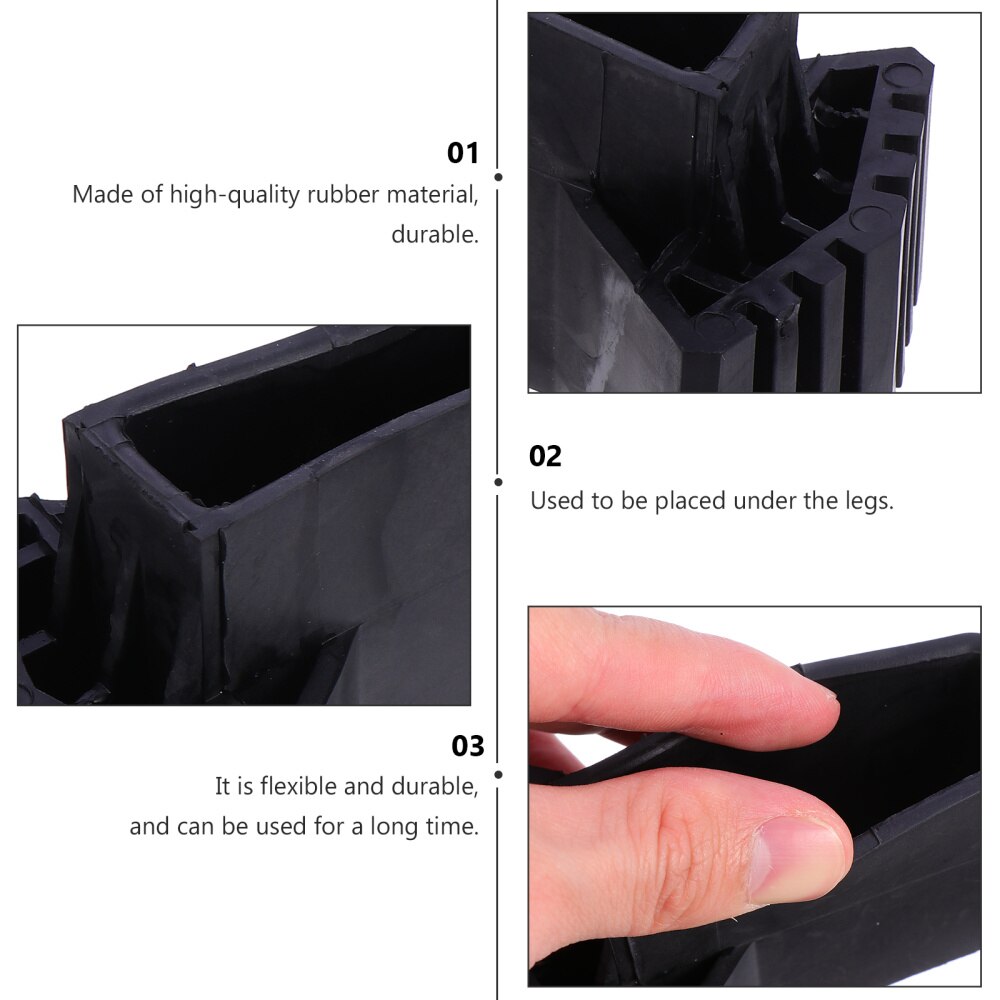 8Pcs Praktische Ladder Covers Opvouwbare Ladder Voet Cover Antislip Ladder Pads