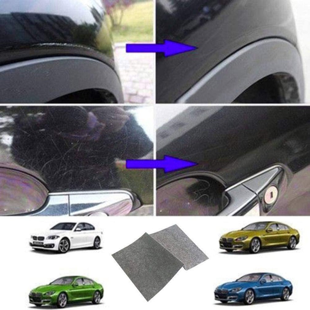 Chiffon Nano anti-rayures pour voiture, universel, Surface métallique, polissage instantané, réparation de Surface de voiture intelligente