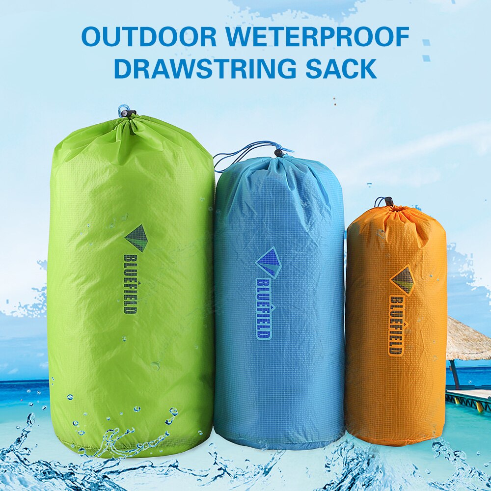 3 stk bærbar svømmetaske udendørs løbebånd opbevaringspose genanvendelig teltpindpose hjemme camping rejse arrangør taske