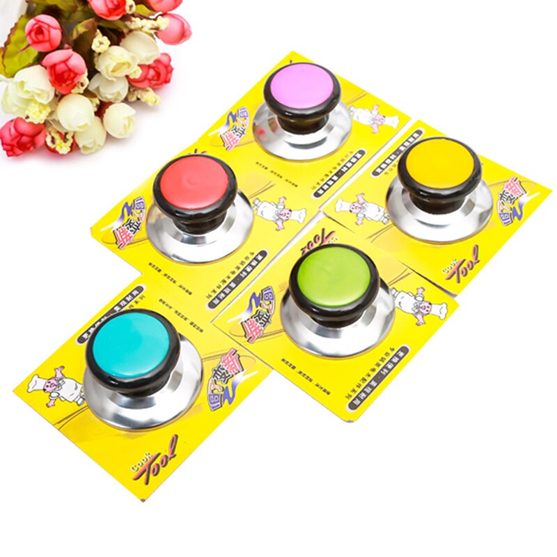 1Pcs Metal/Plastic Cookware Pot Pan Deksel Vervanging Hand Grip Cover Knop Handvat Voor Keuken Circulaire Holding Knop