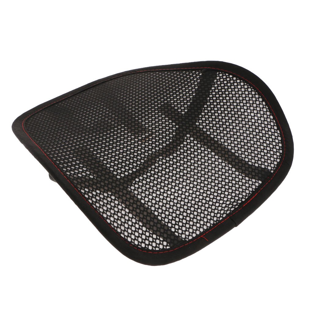 Car Office Home Traveling Mesh Backrest Cool Vent Cushion Back Lumbar Support Comfortable