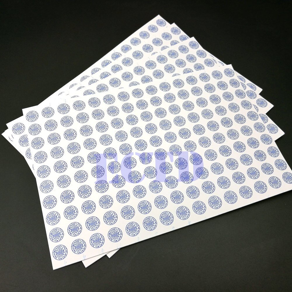 Sceau de sécurité autocollant, étiquette de sécurité, rond, 600x10mm, couleur rouge, bleue, Fragile, 2022, 2023, 2024, 2025