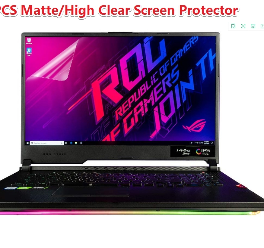 3 Stks/pak Voor Asus Rog Strix Hero Iii G731GW /Asus Rog Strix G GL531GV 15.6 ''Clear/Matte notebook Laptop Screen Protector Film