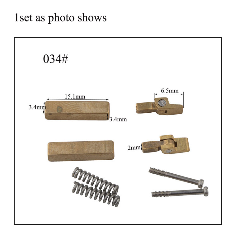 10Sets Glazen Reparatie Scharnier Accessoires Bril Veer Scharnier Reparatie Onderdelen 034 032 #: GRIJS