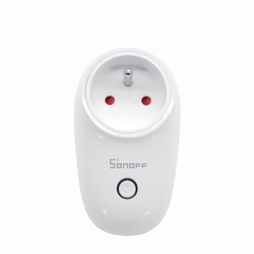 SONOFF S26 AC90V-250V 10A Smart WiFi Socket Timer Draadloze Outlet US/UK/AU/EU Draadloze Plug Power sockets: EU Type E