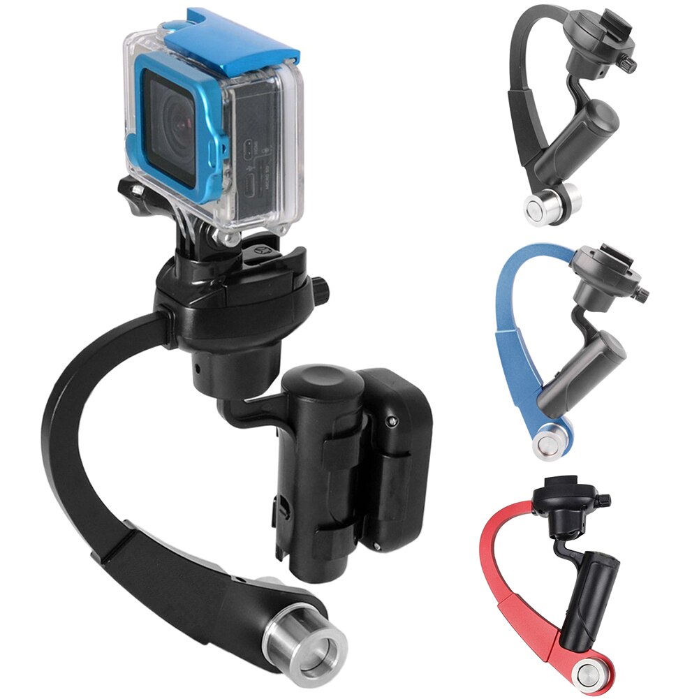 Stabilizzatore per videocamera (icam Video Mini supporto per giunto cardanico portatile supporto stabile portatile a sgancio rapido professionale per Go Pro