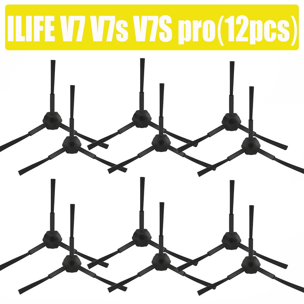 Repuestos para aspiradora ILIFE V7 V7s V7S pro, cepillo principal lateral, filtro hepa, a prueba de polvo: plum
