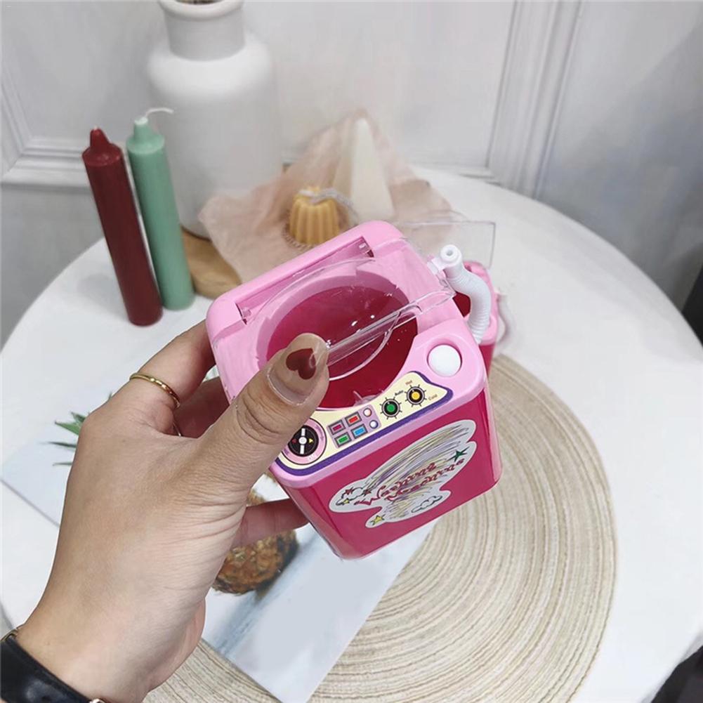 Mini lavadora juguete de los niños de juguete Rosa rojo