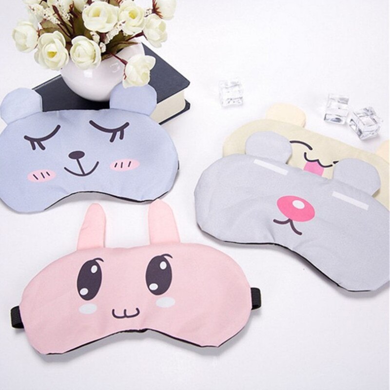 Máscara antifaz para dormir para niños, Parche de algodón para los ojos, bonita cubierta para los ojos, banda de descanso ojo, ayuda para dormir