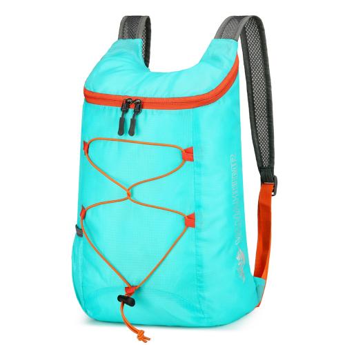 Outdoor inpakbare rugzak Opvouwbare kampeerrugzak met grote capaciteit Anti-splash Reizen Wandelen Dagrugzak Sporttas voor heren Dames: Clear