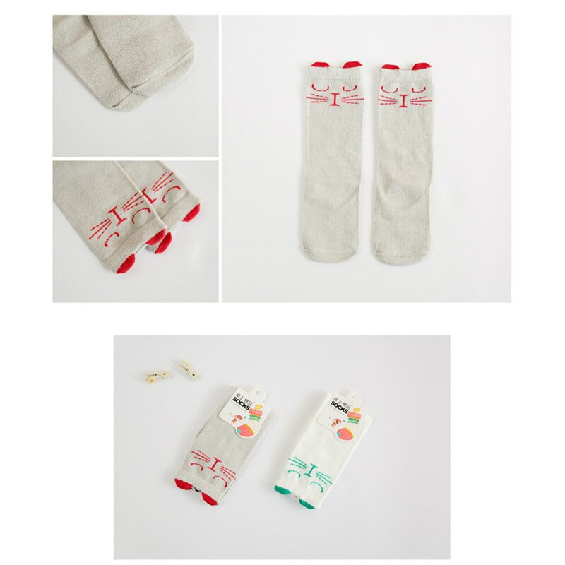 Baby Meisje Sokken Meias Infantil Knie Hoge Bogen Prinses Sokken Leuke Baby Sokken Lange Buis Booties Verticale Gestreepte Sokken Kids sok