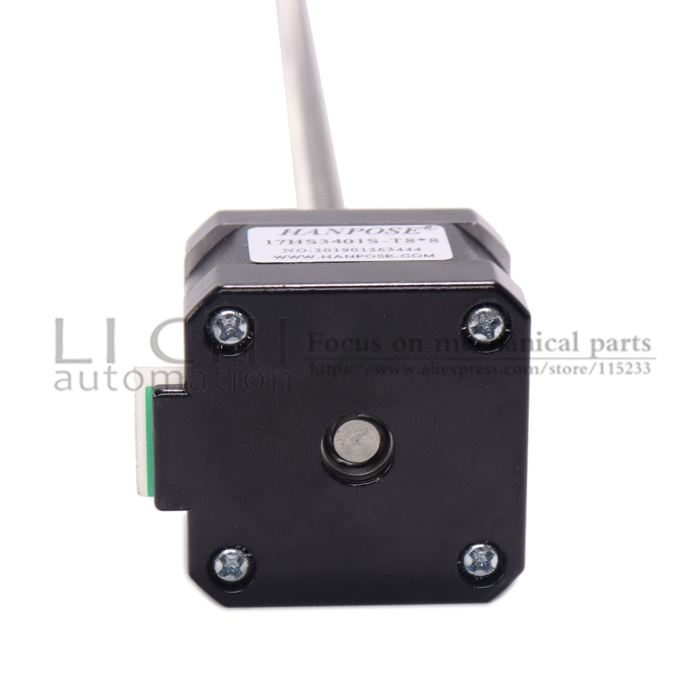 3d printer motor Nema17 stepper motor with T8 screw lead 8mm 300mm 42 motor 42BYGH 17HS3401S for Z axis long screw