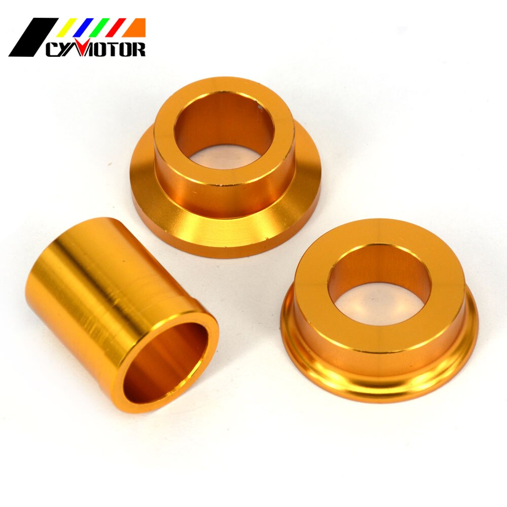 CNC Gold Front Rear Wheel Hub Spacer Axle for SUZUKI DRZ 400 DRZ400S DRZ400E 2000 2002 2005 2007