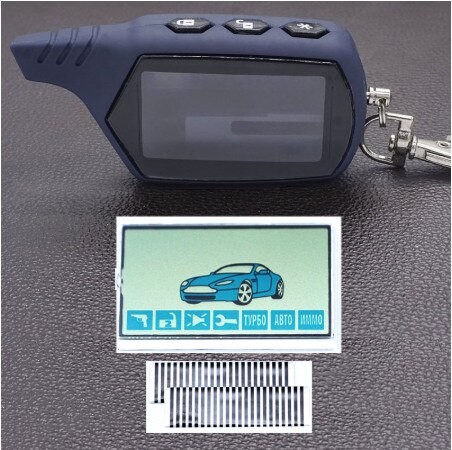 A61 Lcd-scherm + Sleutelhanger Fob Case Trein Starline A61 Auto Afstandsbediening A61 Lcd-scherm Flexibele Kabel Auto alarm
