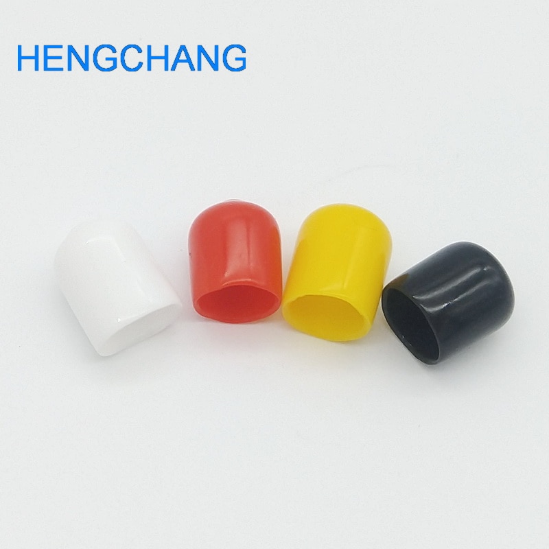 8mm inner diameter protective cover Rubber Covers Dust Cap for metal tubes Hose End Cap Screw Thread Protector Cover 100pcs