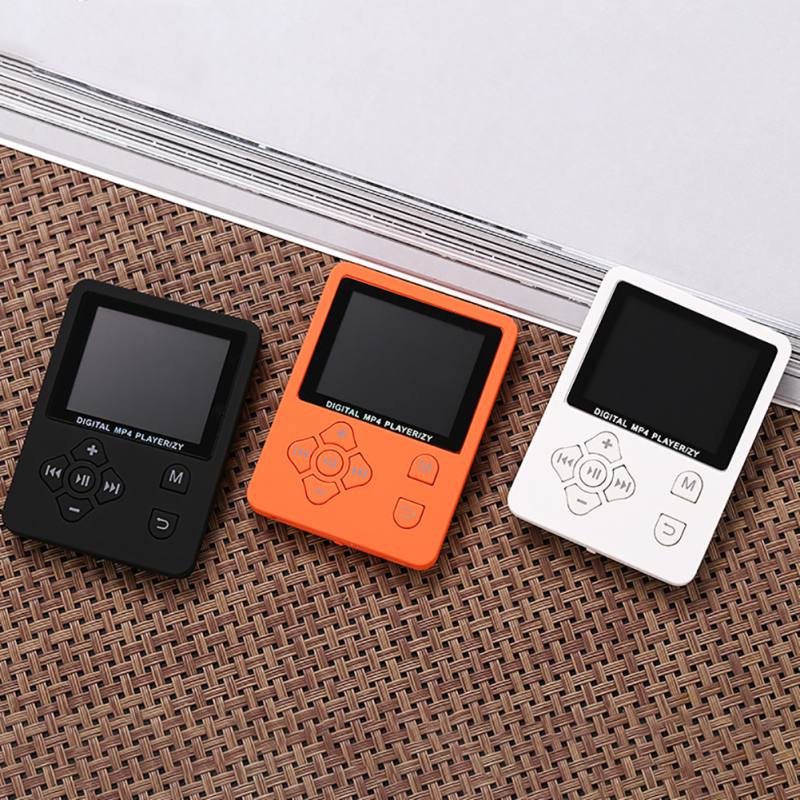 1.8 "écran LCD MP4 lecteur enregistreur vocal prend en charge jusqu'à 32GB TF carte mémoire HIFI MP3 MP4 lecteur de musique Walkman