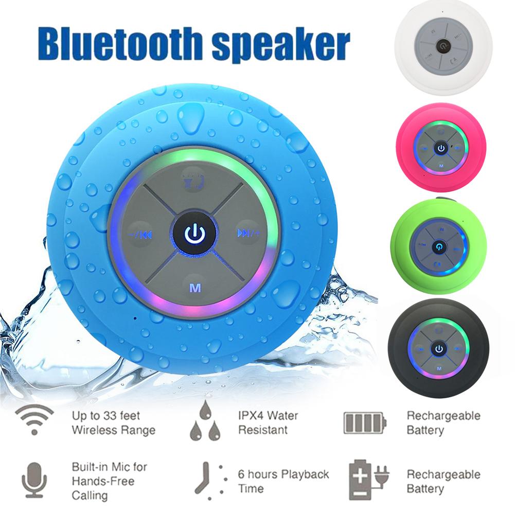 Q9 Portable Bluetooth Speaker Hands Free TF Card Waterproof Wireless Speakers For Bathroom Showers Subwoofer Music Loudspeaker
